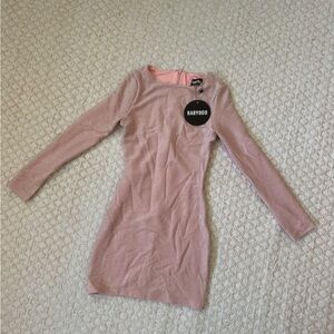 Babyboo Pink Long Sleeve Dress
